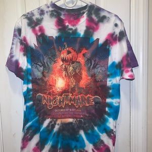 Tie-dye Halloween themed shirt